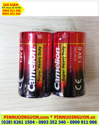 Camelion R14P-SP2R, Pin trung C 1.5v Camelion R14P-SP2R Momo UM2, MẪU MỚI (Gói 2viên)
